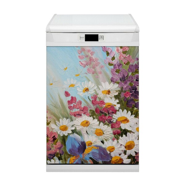 Magnetische Vaatwasser Deur Cover Field Meadow