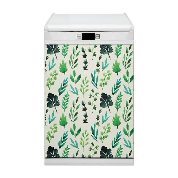 Magnetische Vaatwasser Panel Skin Cover Veldbloemen