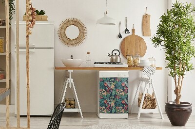 Vaatwasser Panel Cover Tropisch patroon