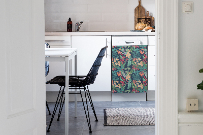 Vaatwasser Panel Cover Tropisch patroon