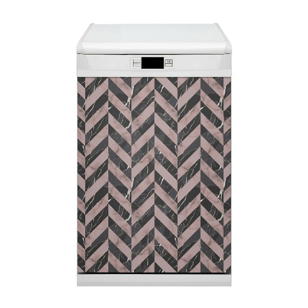 Magnetische Vaatwasser Deur Cover Marmeren loftstijl
