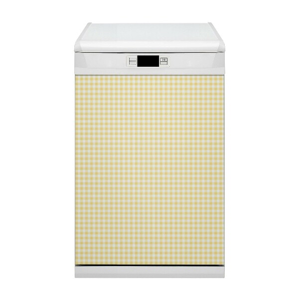 Magnetische Vaatwasser Deur Cover Gele grille