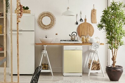Magnetische Vaatwasser Deur Cover Gele grille