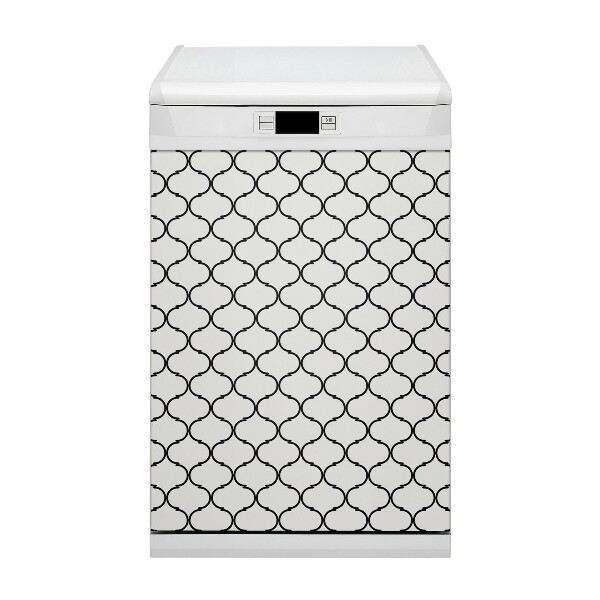 Magnetische Vaatwasser Deur Cover Marokkaans patroon
