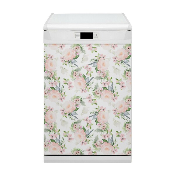 Magnetische Vaatwasser Panel Skin Cover Pastelklanten