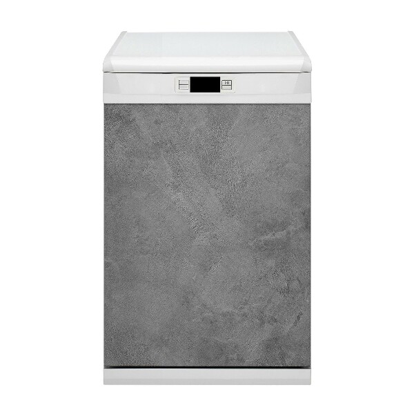 Magnetische Vaatwasser Panel Skin Cover Grijs betonnen thema