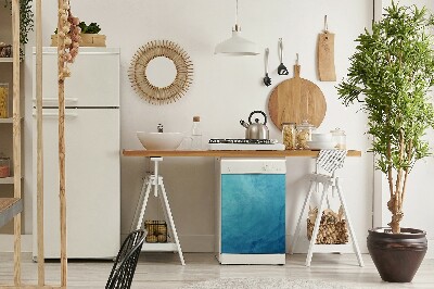 Decoratieve vaatwassermagneet Blauwe golven
