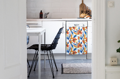 Magnetische Vaatwasser Deur Cover Zonnige bloemen