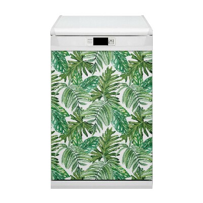 Vaatwasser Panel Cover Jungle bladeren