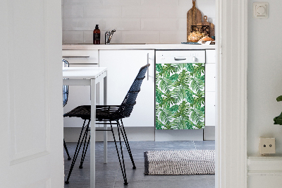 Vaatwasser Panel Cover Jungle bladeren