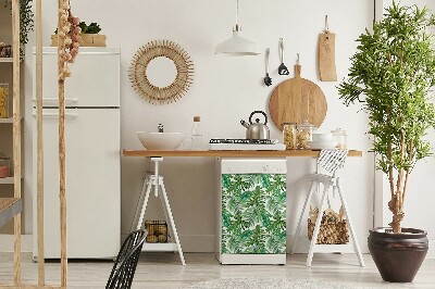 Vaatwasser Panel Cover Jungle bladeren