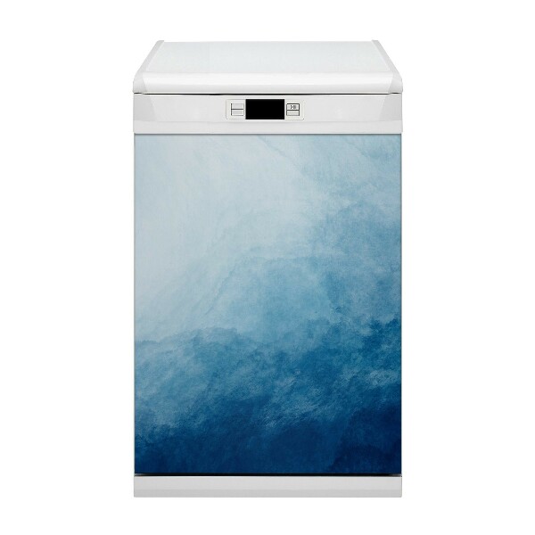 Magnetische Vaatwasser Deur Cover Witte golven