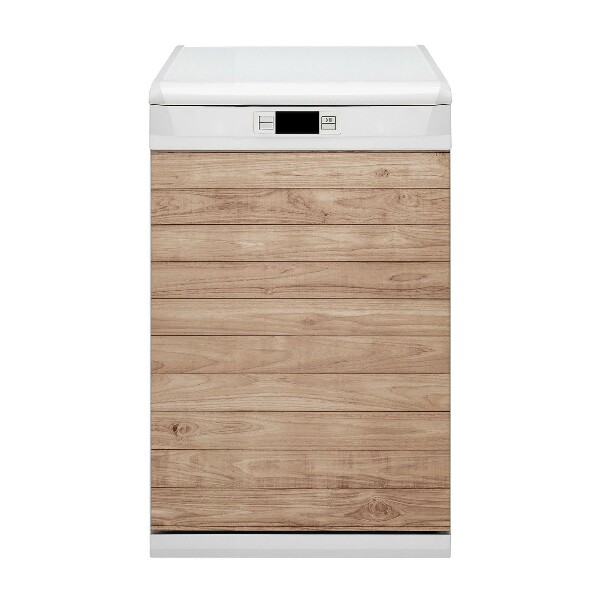 Magnetische Vaatwasser Panel Skin Cover Bruine planken