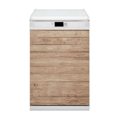 Magnetische Vaatwasser Panel Skin Cover Bruine planken