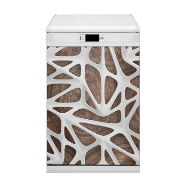 Vaatwasser Panel Cover Houten abstractie