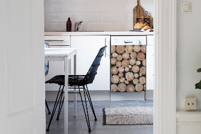 Vaatwasser Panel Cover Houten balken
