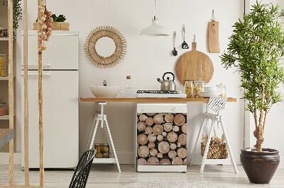 Vaatwasser Panel Cover Houten balken