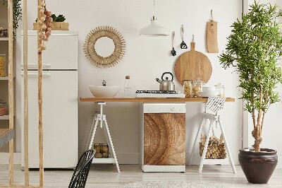 Magnetische Vaatwasser Deur Cover Houten kruis -sectie