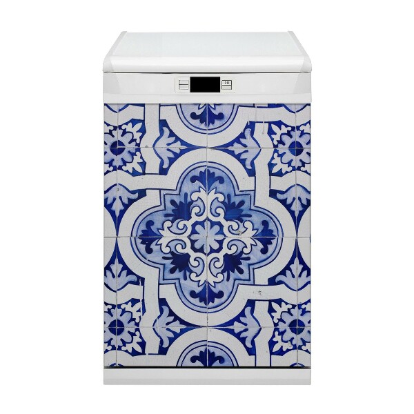 Vaatwasser Panel Cover Blauwe tegels