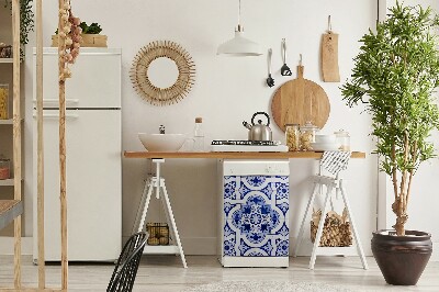 Vaatwasser Panel Cover Blauwe tegels