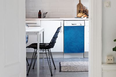 Vaatwasser Panel Cover Blauwe achtergrond
