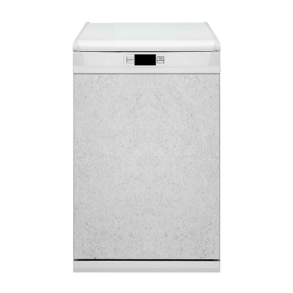 Magnetische Vaatwasser Panel Skin Cover Wit beton