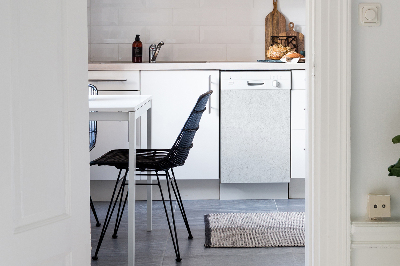 Magnetische Vaatwasser Panel Skin Cover Wit beton