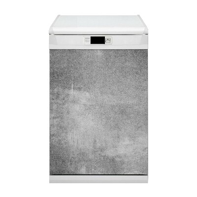 Magnetische Vaatwasser Deur Cover Abstractie beton