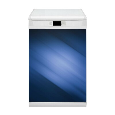 Magnetische Vaatwasser Deur Cover Blauwe abstractie