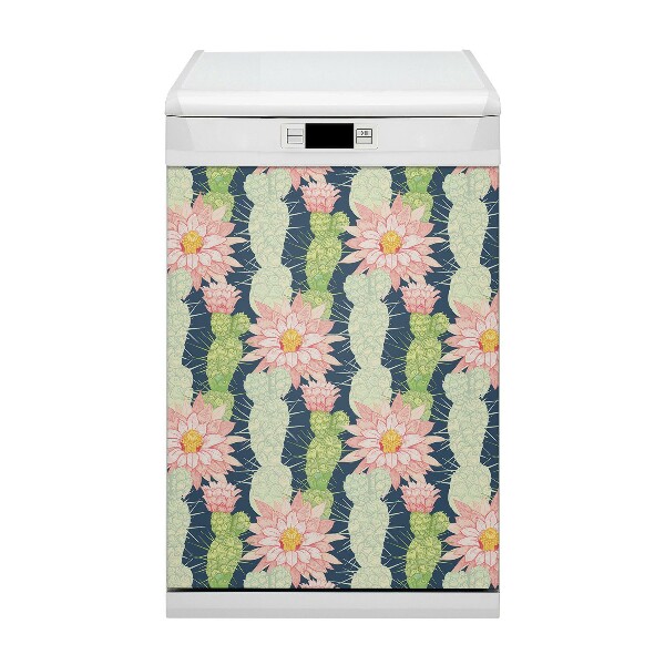 Decoratieve vaatwassermagneet Cactusbloemen