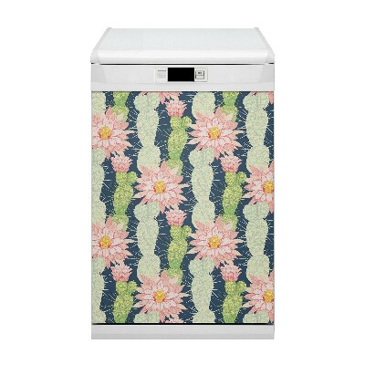Decoratieve vaatwassermagneet Cactusbloemen