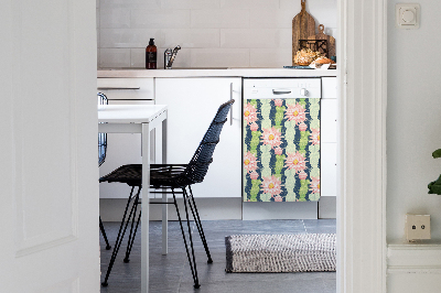 Decoratieve vaatwassermagneet Cactusbloemen