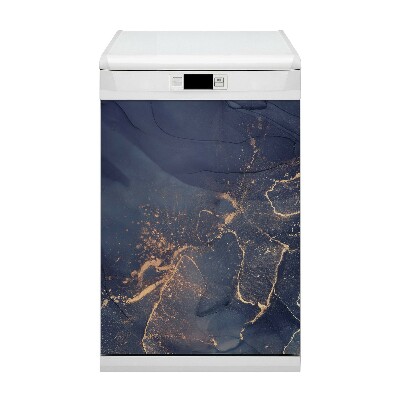 Magnetische Vaatwasser Deur Cover Marmeren textuur
