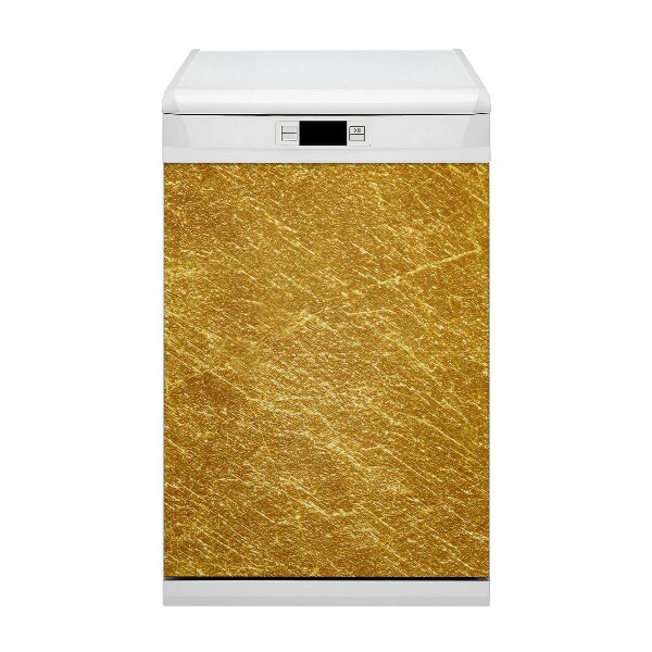 Magnetische Vaatwasser Deur Cover Gouden textuur