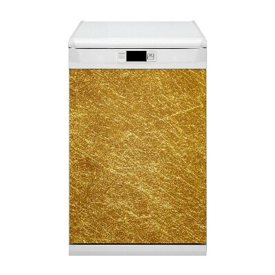 Magnetische Vaatwasser Deur Cover Gouden textuur