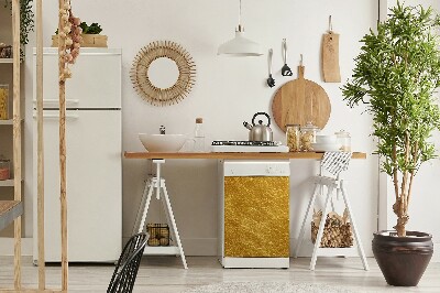 Magnetische Vaatwasser Deur Cover Gouden textuur