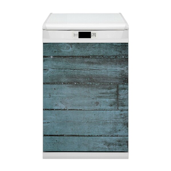 Vaatwasser magneet Blauwe planken
