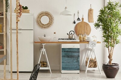 Vaatwasser magneet Blauwe planken