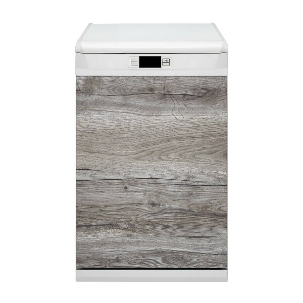 Magnetische Vaatwasser Panel Skin Cover Grijs hout