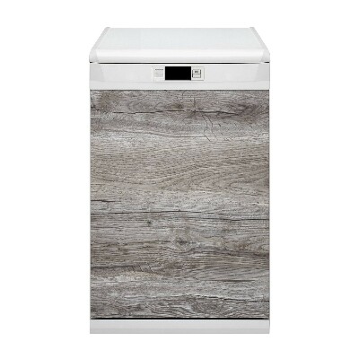 Magnetische Vaatwasser Panel Skin Cover Grijs hout