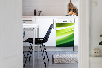 Magnetische Vaatwasser Panel Skin Cover Groene textuur