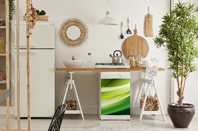 Magnetische Vaatwasser Panel Skin Cover Groene textuur