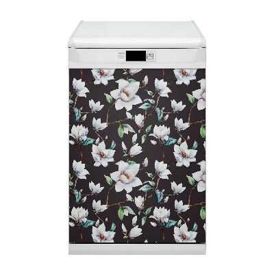 Vaatwasser Panel Cover Geschilderde bloemen