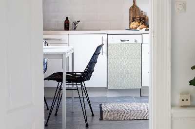 Vaatwasser Panel Cover Damastpatroon
