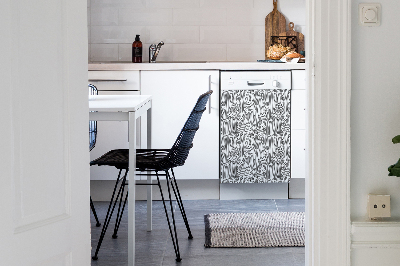 Magnetische Vaatwasser Panel Skin Cover Houtimitatie