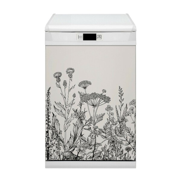 Magnetische Vaatwasser Deur Cover Field Meadow