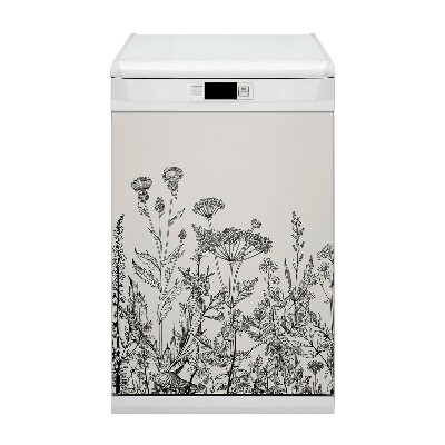 Magnetische Vaatwasser Deur Cover Field Meadow