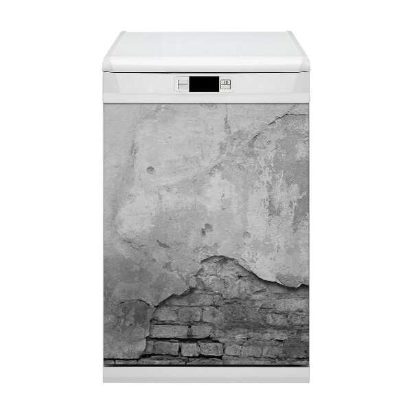 Magnetische Vaatwasser Deur Cover Oude muur
