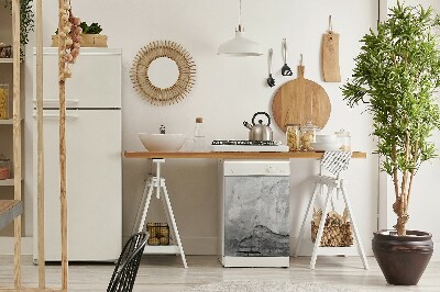 Magnetische Vaatwasser Deur Cover Oude muur