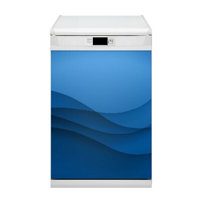 Decoratieve vaatwassermagneet Blauwe kruising